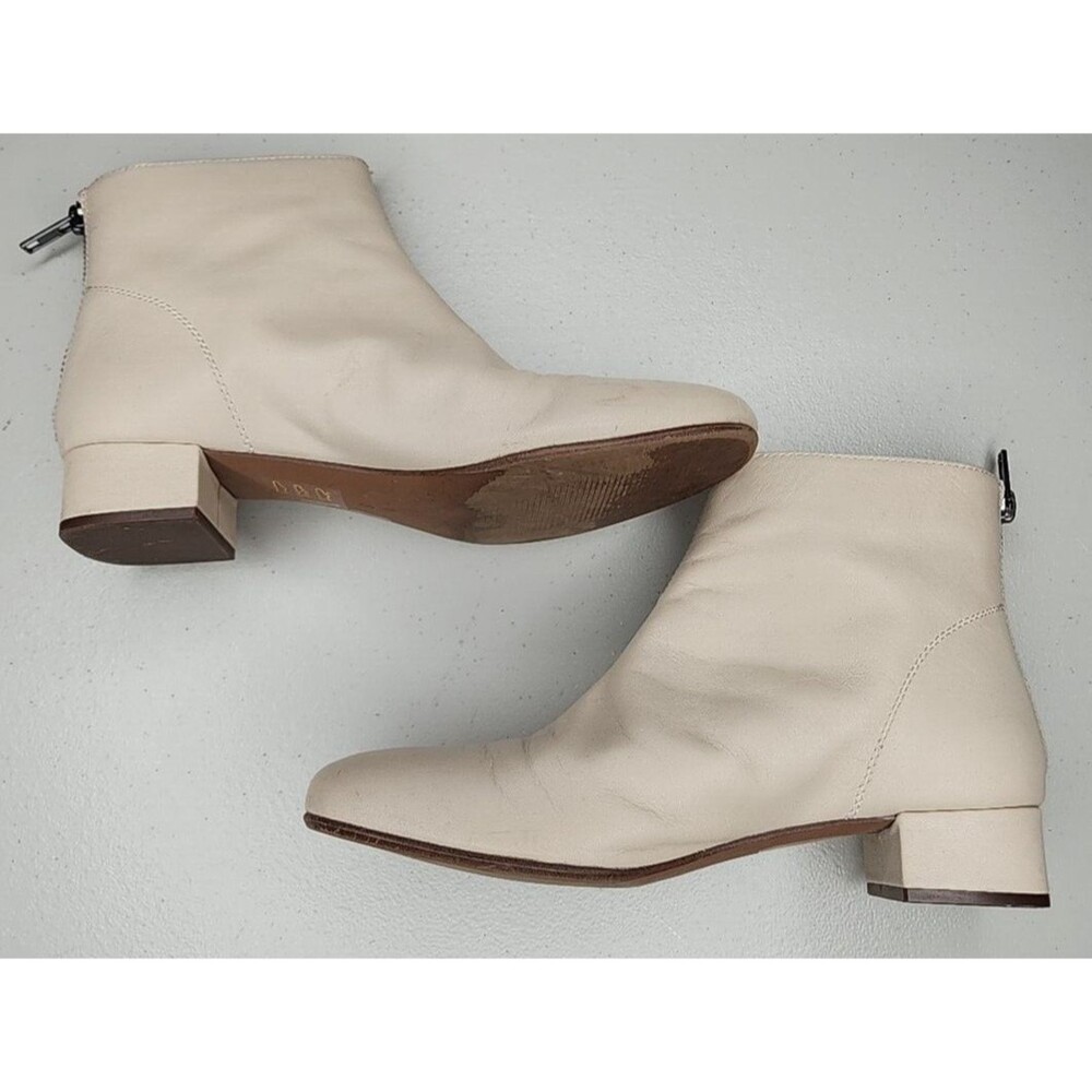 Madewell Ankle Boots Intentionally Blank MA424 Cream / White Womens Size 6 EUC - Picture 8 of 10